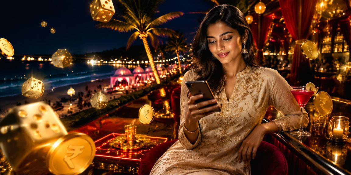 Responsible player enjoying dice game in Goa