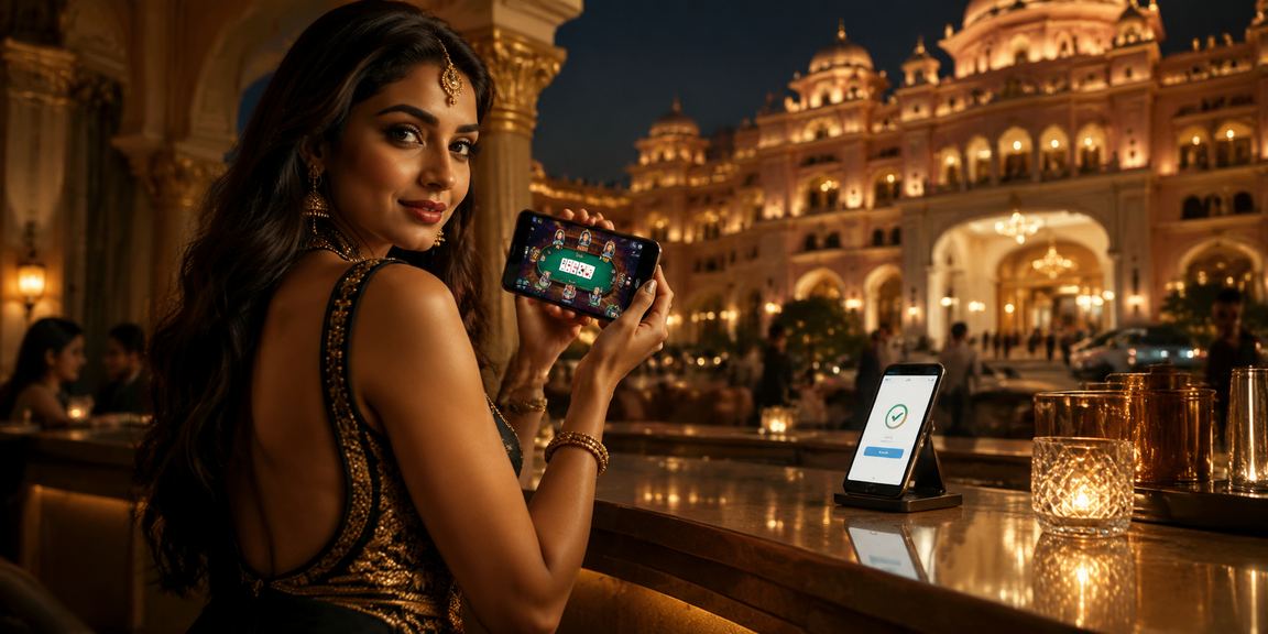 Young player enjoying an online Teen Patti game session on mobile devices